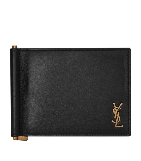 yves saint laurent mens wallet|saint laurent money clip wallet.